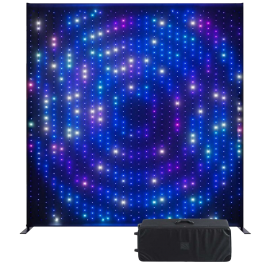 Twinkly Lightwall 8.2 x 8.9 FT LED sound with Stand and Case